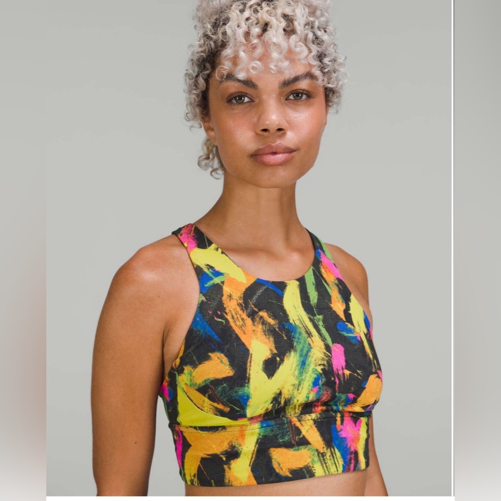 LULULEMON Wunder Train Longline Bra Medium Support C/D Cup size 10